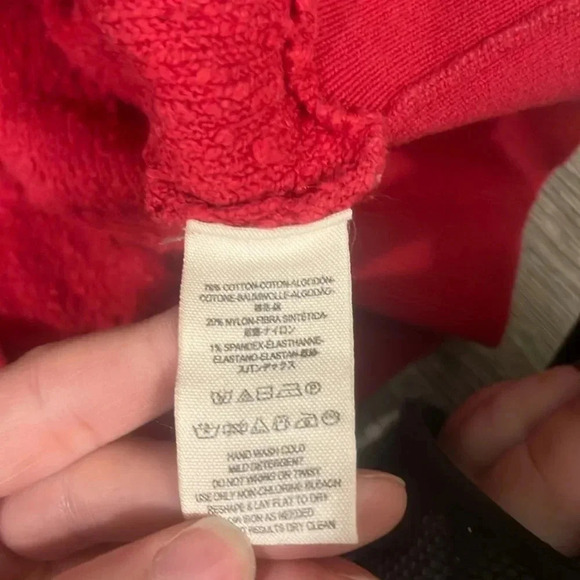 Free People popcorn v neck sweater Size Medium in Red - Picture 8 of 9